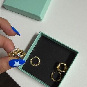 Elegant Gold Hoop Earrings